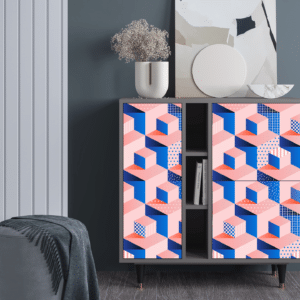 Sideboard - STORYZ - BS5 Pinky Squares - Grey