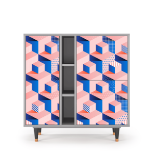 Sideboard - STORYZ - BS5 Pinky Squares - Grey