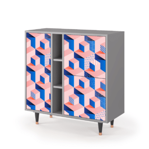 Sideboard - STORYZ - BS5 Pinky Squares - Grey