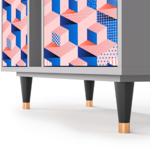 Sideboard - STORYZ - BS5 Pinky Squares - Grey