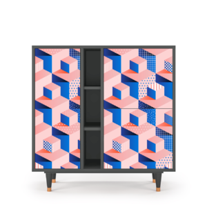 Sideboard - STORYZ - BS5 Pinky Squares - Antracite
