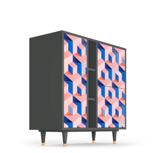 Sideboard - STORYZ - BS5 Pinky Squares - Antracite