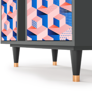 Sideboard - STORYZ - BS5 Pinky Squares - Antracite
