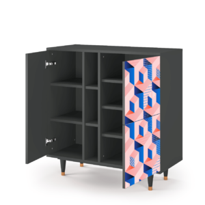 Sideboard - STORYZ - BS5 Pinky Squares - Antracite
