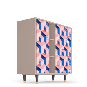 Sideboard - STORYZ - BS5 Pinky Squares - Latte
