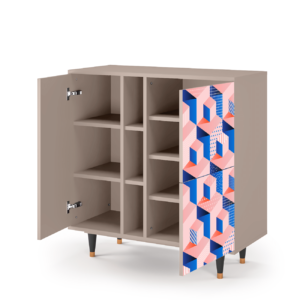Sideboard - STORYZ - BS5 Pinky Squares - Latte