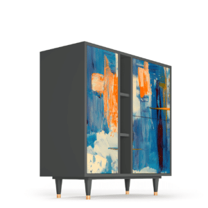 Sideboard - STORYZ - BS5 Abstract Expressionism - Antracite