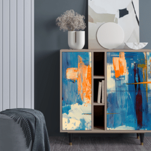 Sideboard - STORYZ - BS5 Abstract Expressionism - Latte