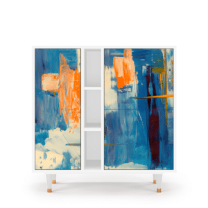 Sideboard - STORYZ - BS5 Abstract Expressionism - White