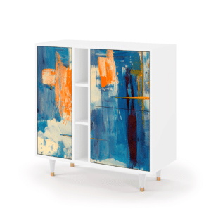 Sideboard - STORYZ - BS5 Abstract Expressionism - White