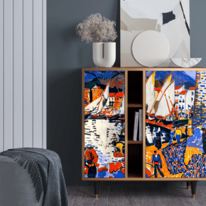 Sideboard - STORYZ - BS5 Le Séchage des voiles  - Walnut