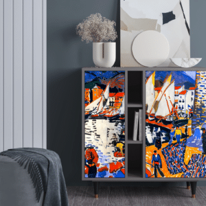 Sideboard - STORYZ - BS5 Le Séchage des voiles  - Grey