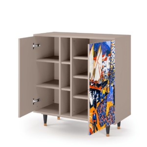Sideboard - STORYZ - BS5 Le Séchage des voiles  - Latte