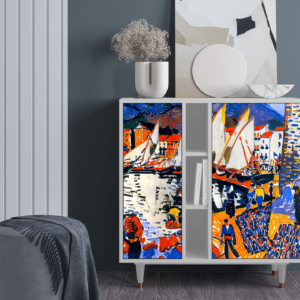 Sideboard - STORYZ - BS5 Le Séchage des voiles  - White
