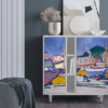 Sideboard - STORYZ - BS5 The Port of Collioure
 - White
