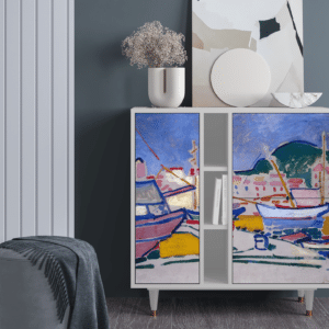 Sideboard - STORYZ - BS5 The Port of Collioure
 - White