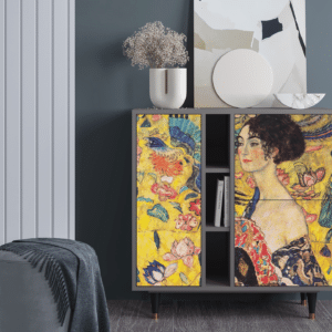 Sideboard - STORYZ - BS5 Lady with Fan by Klimt - Grey