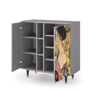 Sideboard - STORYZ - BS5 Lady with Fan by Klimt - Grey