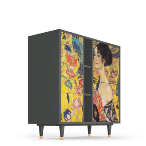 Sideboard - STORYZ - BS5 Lady with Fan by Klimt - Antracite