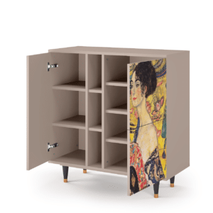 Sideboard - STORYZ - BS5 Lady with Fan by Klimt - Latte