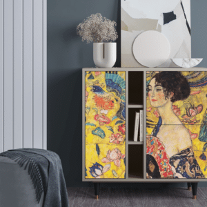 Sideboard - STORYZ - BS5 Lady with Fan by Klimt - Sand