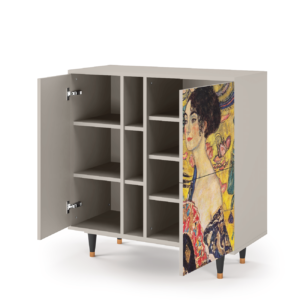 Sideboard - STORYZ - BS5 Lady with Fan by Klimt - Sand