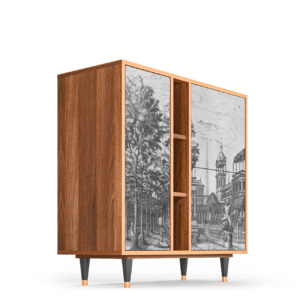 Sideboard - STORYZ - BS5 View of the Piazza - Walnut