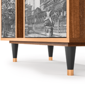 Sideboard - STORYZ - BS5 View of the Piazza - Walnut