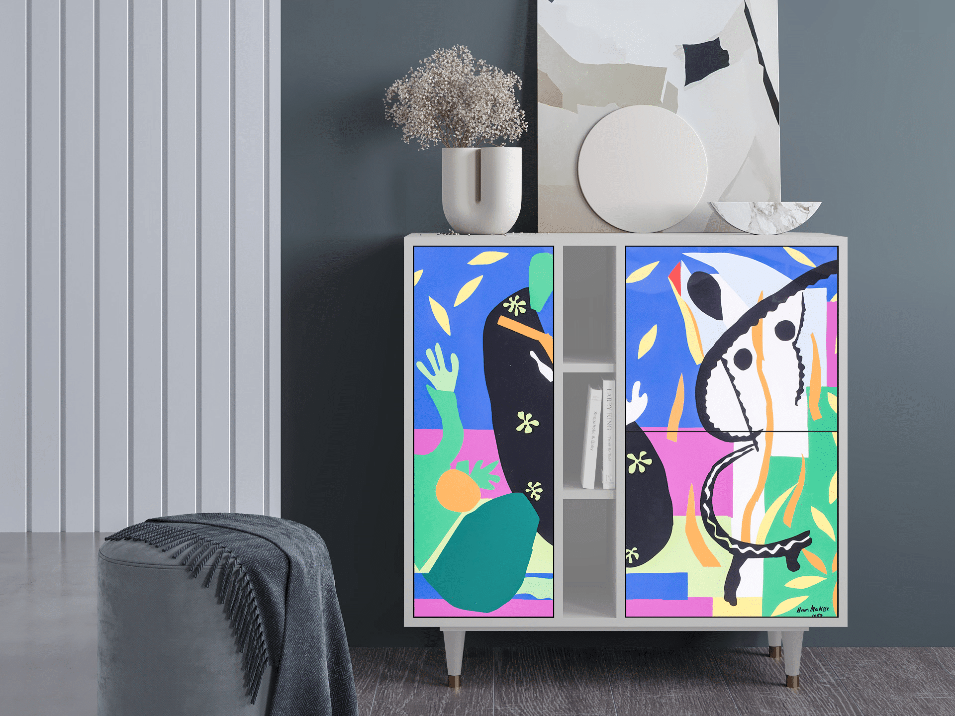 Sideboard - STORYZ - BS5 La Tristesse du Roi - White Sideboard - STORYZ - BS5 La Tristesse du Roi - White