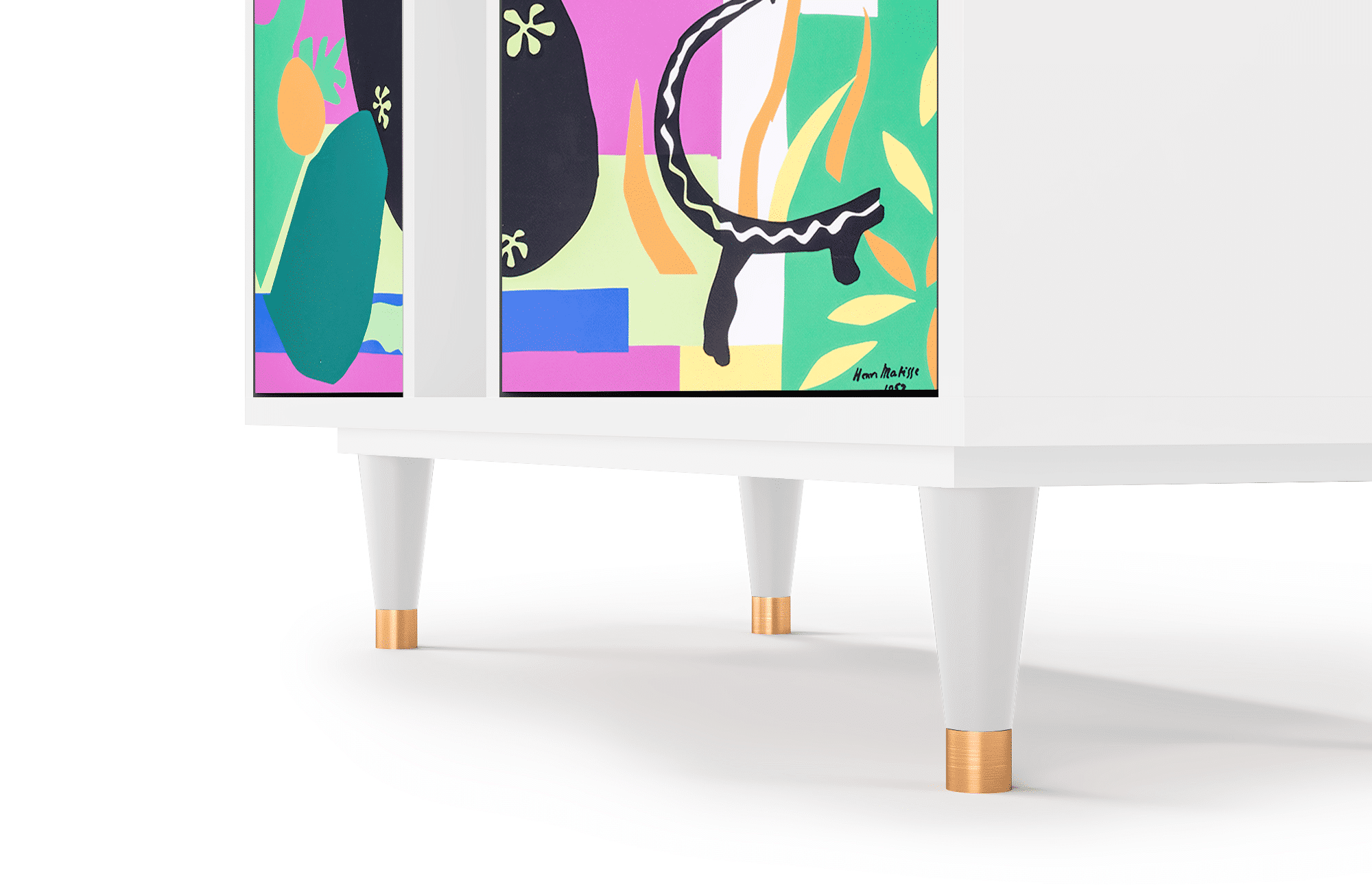 Sideboard – STORYZ – BS5 La Tristesse du Roi – White Sideboard - STORYZ - BS5 La Tristesse du Roi - White