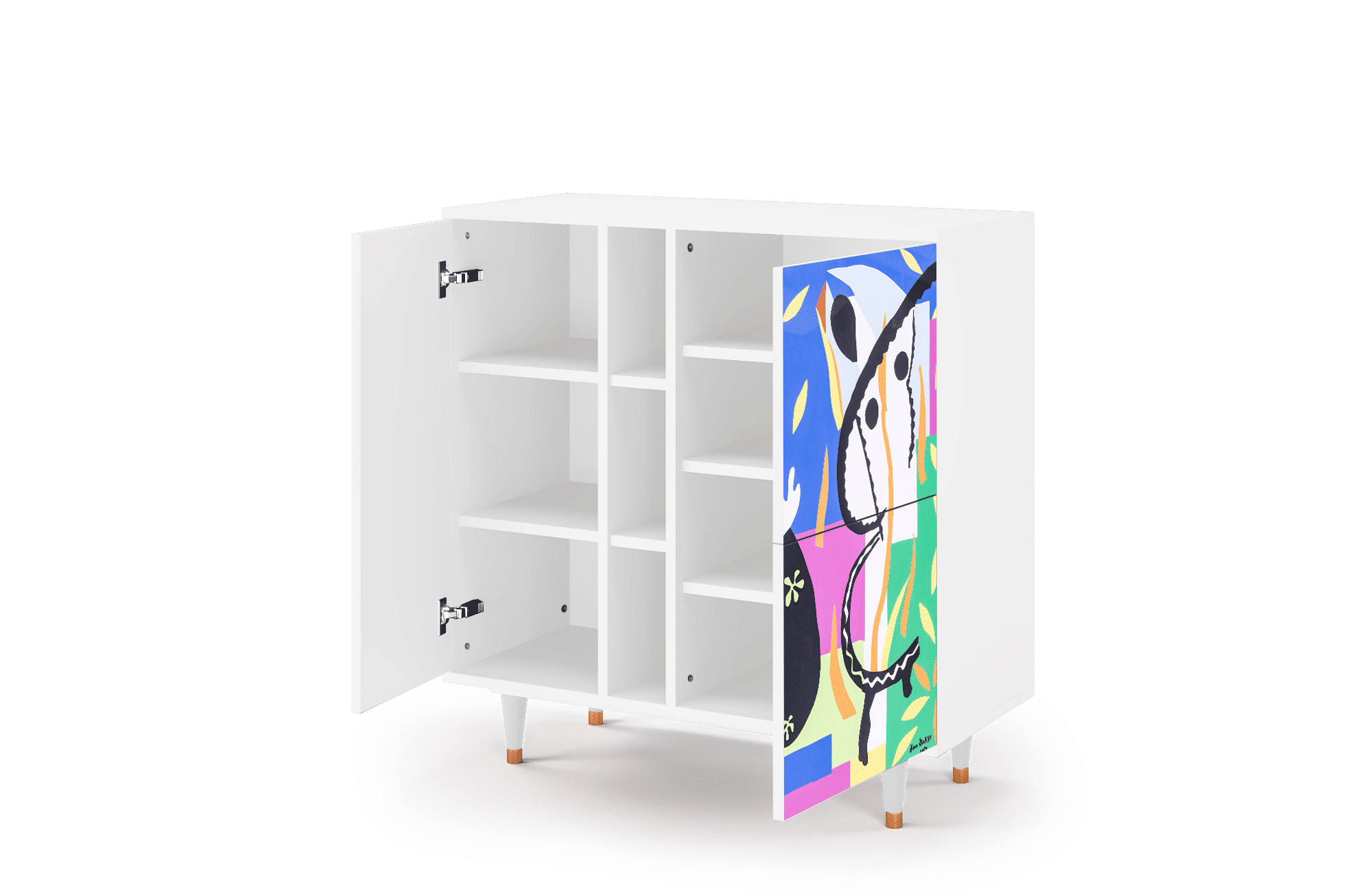 Sideboard – STORYZ – BS5 La Tristesse du Roi – White Sideboard - STORYZ - BS5 La Tristesse du Roi - White