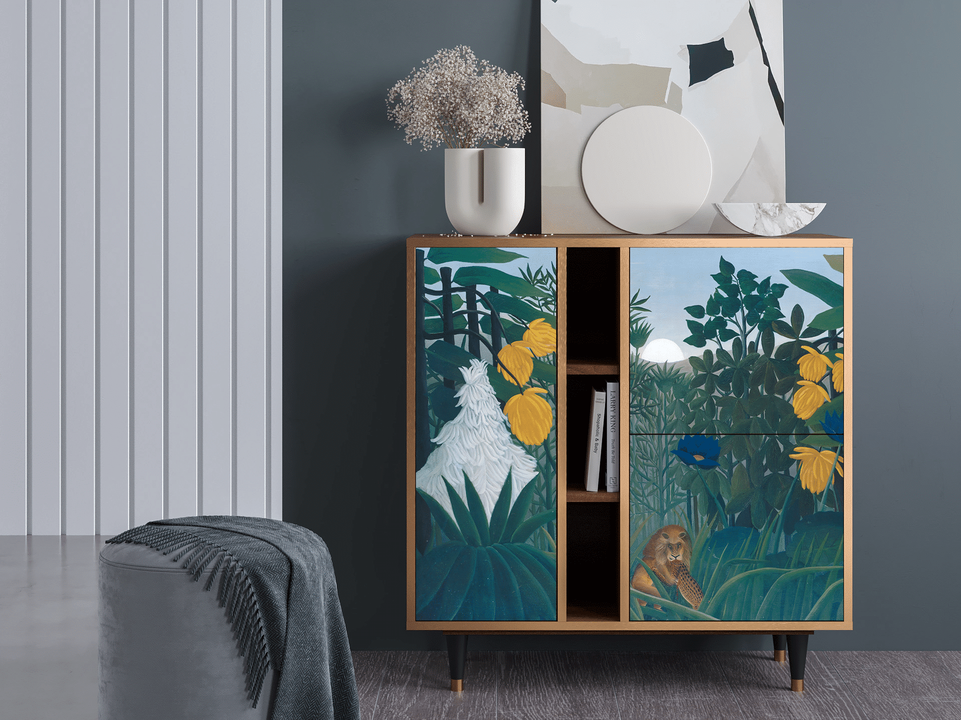 Sideboard - STORYZ - BS5 The Repast of the Lion - Walnut Sideboard - STORYZ - BS5 The Repast of the Lion - Walnut