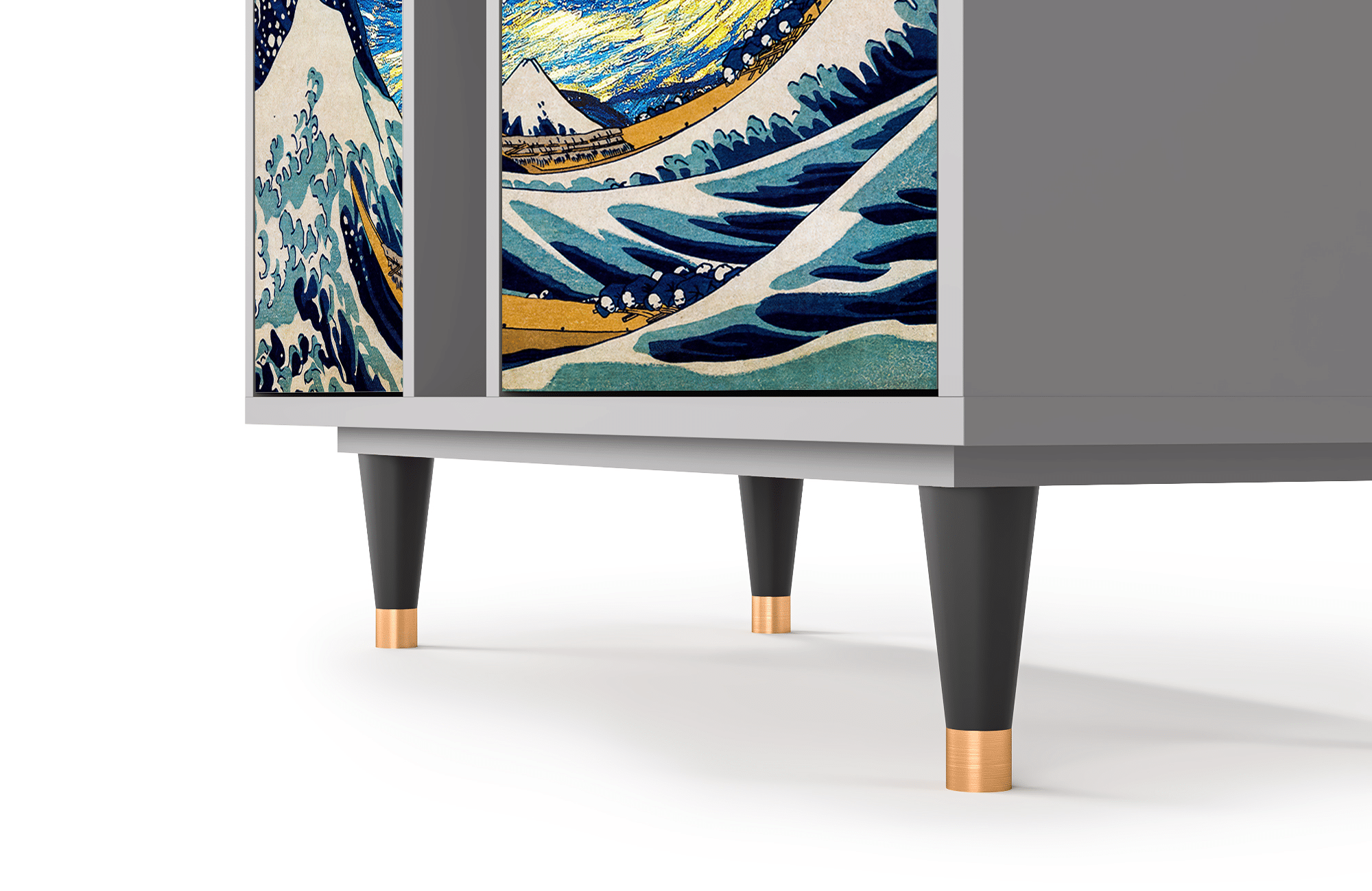 Sideboard – STORYZ – BS5 Great Wave – Grey Sideboard - STORYZ - BS5 Great Wave - Grey