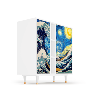 Sideboard - STORYZ - BS5 Great Wave - White