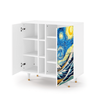 Sideboard - STORYZ - BS5 Great Wave - White