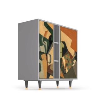 Sideboard - STORYZ - BS5 Glass and Checkerboard - Grey