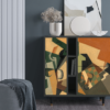 Sideboard - STORYZ - BS5 Glass and Checkerboard - Antracite