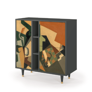Sideboard - STORYZ - BS5 Glass and Checkerboard - Antracite