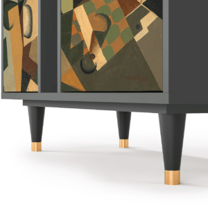Sideboard - STORYZ - BS5 Glass and Checkerboard - Antracite