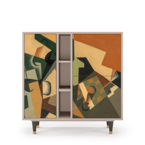 Sideboard - STORYZ - BS5 Glass and Checkerboard - Latte