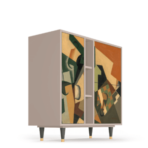 Sideboard - STORYZ - BS5 Glass and Checkerboard - Latte