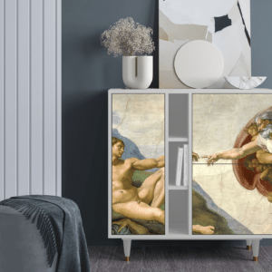 Sideboard - STORYZ - BS5 The Creation of Adam - White