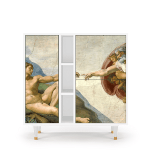 Sideboard - STORYZ - BS5 The Creation of Adam - White