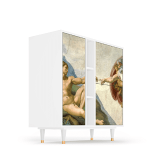 Sideboard - STORYZ - BS5 The Creation of Adam - White
