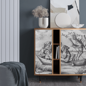 Sideboard - STORYZ - BS5 Blau Schuyte - Walnut