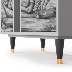 Sideboard - STORYZ - BS5 Blau Schuyte - Grey