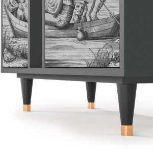 Sideboard - STORYZ - BS5 Blau Schuyte - Antracite
