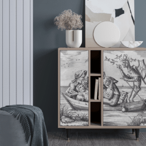 Sideboard - STORYZ - BS5 Blau Schuyte - Latte