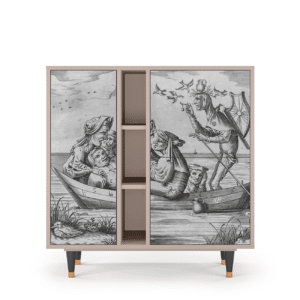 Sideboard - STORYZ - BS5 Blau Schuyte - Latte
