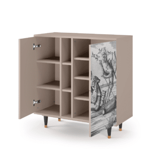 Sideboard - STORYZ - BS5 Blau Schuyte - Latte